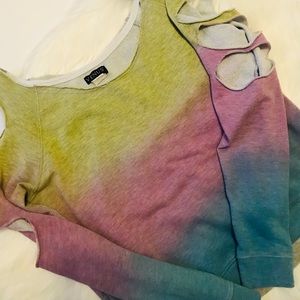 Venus Slash detail sweatshirt